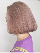 リー 梅田(Lee)&nbsp;Lee梅田★Aラインボブ×peachピンク