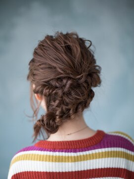 美容室チック 大島店(chic) 流しあみこみアレンジ【大島】