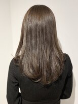 フレイムスヘアデザイン(FRAMES hair design)&nbsp;★ソフトグレージュ×アンニュイセミロング★