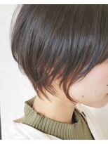 アース コアフュールボーテ 川中島店(EARTH coiffure beaute)&nbsp;大人可愛い耳かけショートボブ