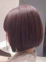 ミューズ 新浦安店(HAIR&NAIL MUSE) マチルダボブ前髪ピンクベージュ