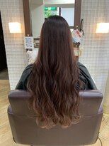 ヨハヘアガーデン(YOHA HAIR GARDEN) スーパーロング×ピンクベージュ