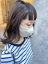 ニア 清澄白河(nir)&nbsp;〈清澄白河 半個室〉ぷつっとバング/グレーベージュ