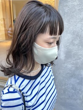 ニア 清澄白河(nir) 〈清澄白河 半個室〉ぷつっとバング/グレーベージュ