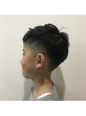 ツーブロックショート