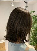 グレージュ×ハイライト