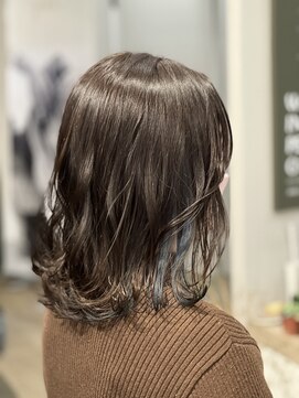 プレビア 上尾店(PREVIA) インナーカラーペールブルー☆