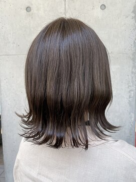 ソーホー 八日市店(SOHO) 外ハネボブ×赤味無しグレージュ