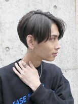 フィフス 渋谷(fifth)&nbsp;センターパートニュアンスパーマパーマツーブロック刈り上げ