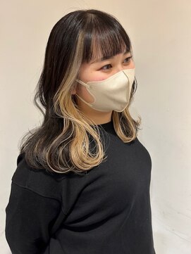 ルシュカイチマルニ(Rasca102) Rasca◇インナーカラー×ベージュ