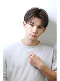 スッキリ好印象【刈り上げセンターパート】2ブロック