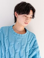 ガリカ 横浜(Gallica) 【Gallica】爽やか七三かきあげスタイル/アップバングウルフ