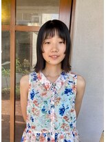 ラムネ&nbsp;顔まわりぱつっとbob。