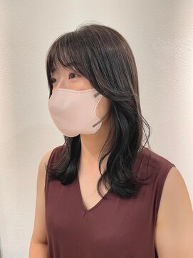 ディフィーノ 赤坂(DIFINO) 透明感ダークグレージュ/韓国レイヤーカット[ビフォーあり]