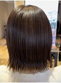 切りっぱなしボブ