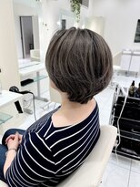 ソーホーニューヨーク ギンザ(SOHO NEW YORK GINZA)&nbsp;３０代４０代５０代【白髪ぼかし】シャドウルーツショートボブ