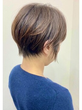 ランプ(Lamp) くびレイヤーグレーベージュニュアンスカラー白髪染め白髪ぼかし