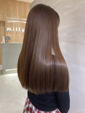 ミリー 梅田店(milly) 美髪シルキーベージュ×サイエンスアクアトリートメント【梅田】