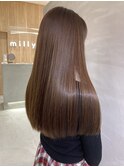 美髪シルキーベージュ×サイエンスアクアトリートメント【梅田】
