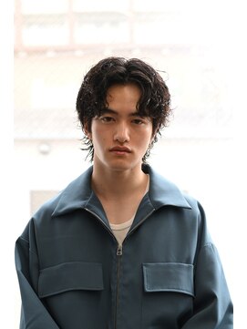 スレイ 西宮(SLAY) 波巻きハイライトアップバングツーブロックマッシュ西宮北口