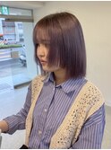 ラベンダーカラー/ラベンダー/ボブ/ボブヘア/ボブスタイル