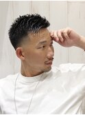 20代30代サマーワイルドスパイキースキンフェード