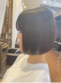 ぷつっとボブ×シルエット縮毛矯正