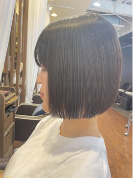 グローリープラス(Glory+plus) ぷつっとボブ×シルエット縮毛矯正