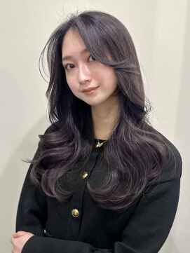 ユニコ(unico) 韓国風/レイヤー/小顔/前髪カット/髪質改善/グレージュ/透明感