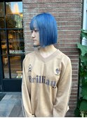 【三野隼澄】タッセルボブ×アイスブルー