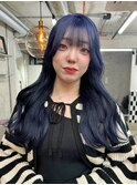 韓国風ネイビーカラー