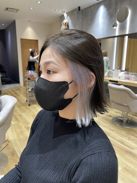 フィゼル あべのルシアス店(Aujua fizelle) 周りと差をつけるインナーカラー