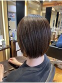 髪質改善ストレートショート