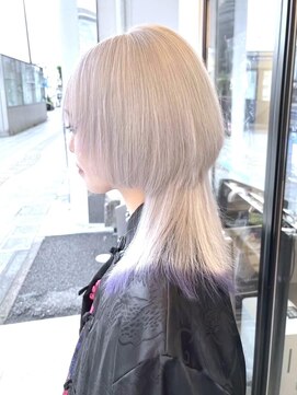 クアトログランシュ 水戸店(QUATRO×GranCieux) ホワイトシルバー×エンドブルーバイオレッド　水戸/カラー