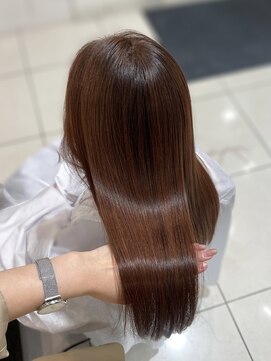 ミニヨン バイ ハピネス 高の原店(mignon by Happiness) 髪質改善トリートメント　オレンジブラウン