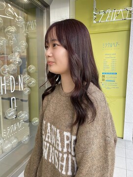 エイトヘアー(8 HAIR) ピンクブラウン×ロングヘアー