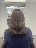 ジルバイジゼル(JILL by GiseL)&nbsp;ブリーチなしWカラー/透明感ベージュブラウン