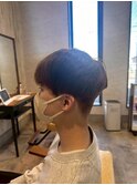 メンズカット　透明感カラーで垢抜けるマッシュスタイル