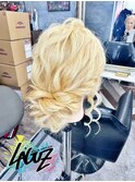 【ヘアセット】 ゆるふわ質感ナチュラルまとめ髪アレンジ 茅ヶ崎