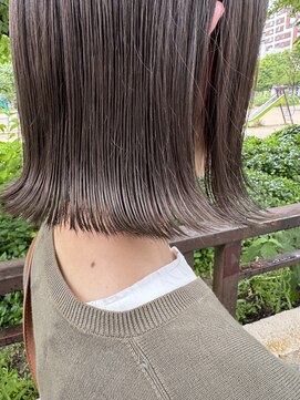 サル(saru) #切りっぱなし × #オリーブグレー