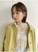 くびれ アプリコットオレンジ 夏のヘアアレンジハイライトカラー