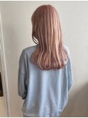 【MIO】コーラルピンク×ロングハイトーン