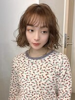 メゾンアクア 表参道(Maison ACQUA)&nbsp;☆ミディアムパーマデジタルパーマボブパーマチェリーブラウン