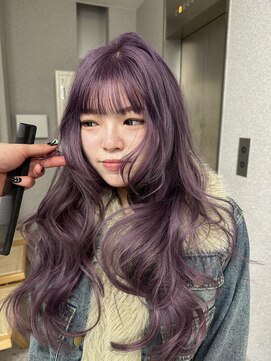 天神美容室 天神大名レイヤーカットデザインカラーブリーチ