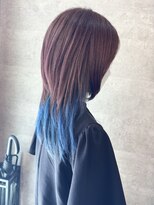 ブレイブ ヘアデザイン(BRaeVE hair design)&nbsp;ピンク＆ブルーインナー