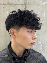 フィフスパーク(fifth PARK)&nbsp;渋谷スペインカールスパイラルパーマメンズマッシュ刈り上げ