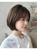 【岩田莉奈】40代50代の似合わせカットで若見えショートボブ新宿