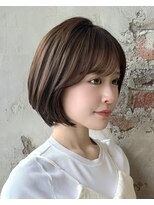 アフロート ルヴア(AFLOAT RUVUA)&nbsp;【岩田莉奈】40代50代の似合わせカットで若見えショートボブ新宿