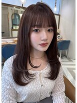 ロンドアベニール 北千住(Lond avenir)&nbsp;ミディアムレイヤーカット/似合わせカット/髪質改善顔周り北千住