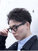 渋谷メンズパーマフェザーパーマシャドウパーマセンターパート